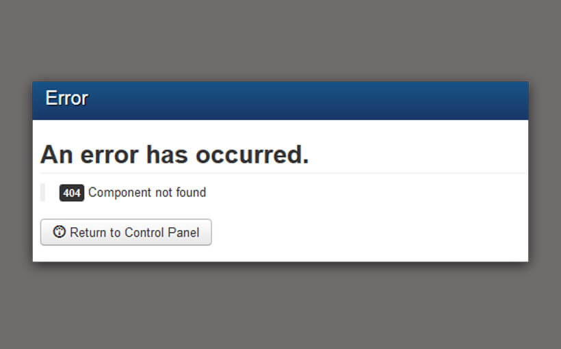 Error 0 Cannot open file, error 404 joomla