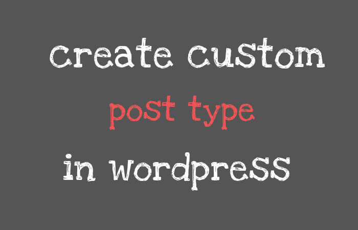 custom post type in wordpress