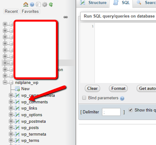 database table prefix