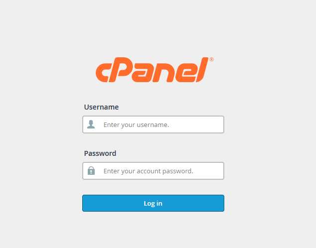 cpanel login