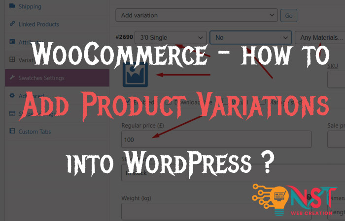 how to add product variation